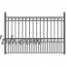 Aleko DIY Steel Iron Wrought High Quality Ornamental Fence - Paris Style - 5.5 x 5 Ft   556556091